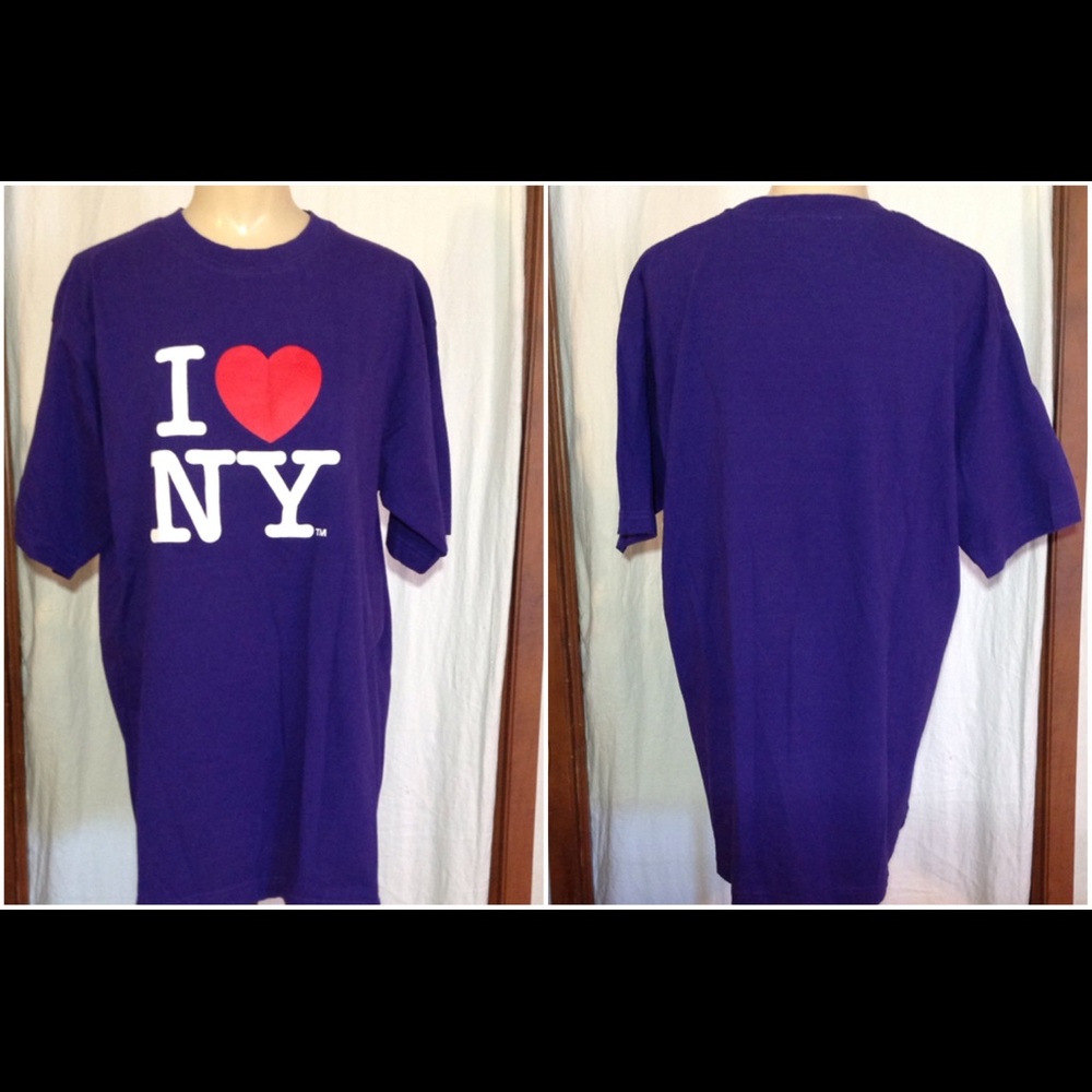 Women's Size 2XL I Love NY Short Sleeve T-Shirt